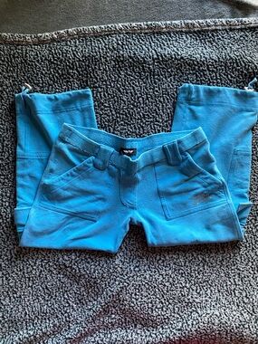 Cute blue Y2K Bebe sports capri sweat pants SOLD